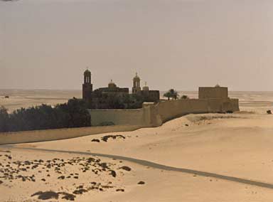 Monasterio en Wadi el-Natrun, Egipto